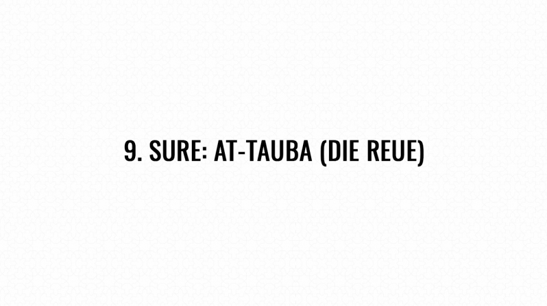 9. Sure: At-Tauba (Die Reue)