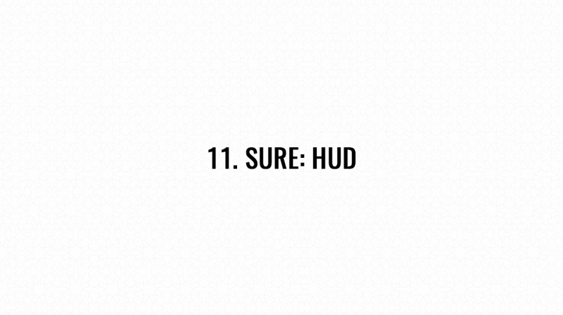 11. Sure: Hud