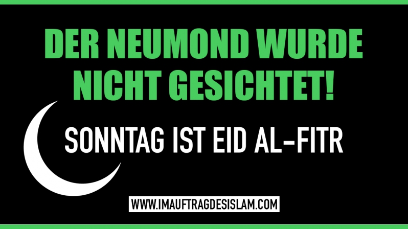 SONNTAG IST EID AL-FITR