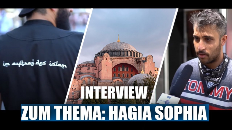 Straßeninterviews ᴴᴰ┇Die Umwandlung der Hagia Sophia in eine Moschee (Ayasofya)