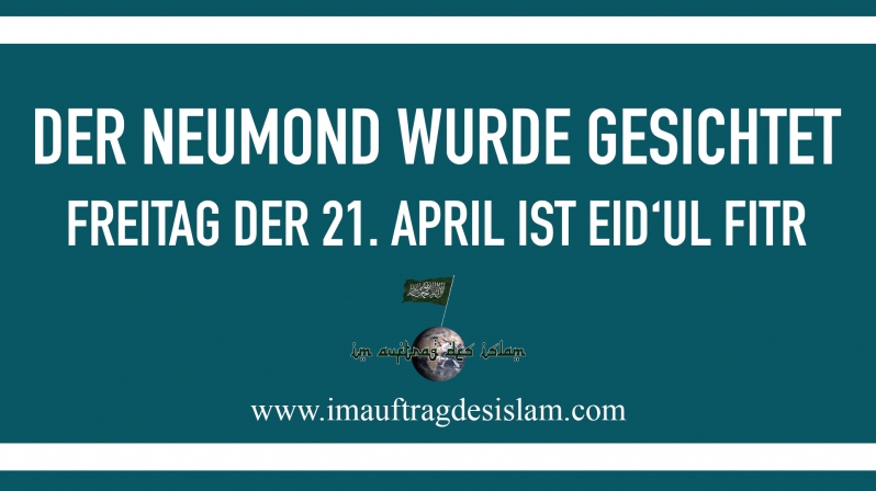 NEUMOND GESICHTET! EID`UL FITR