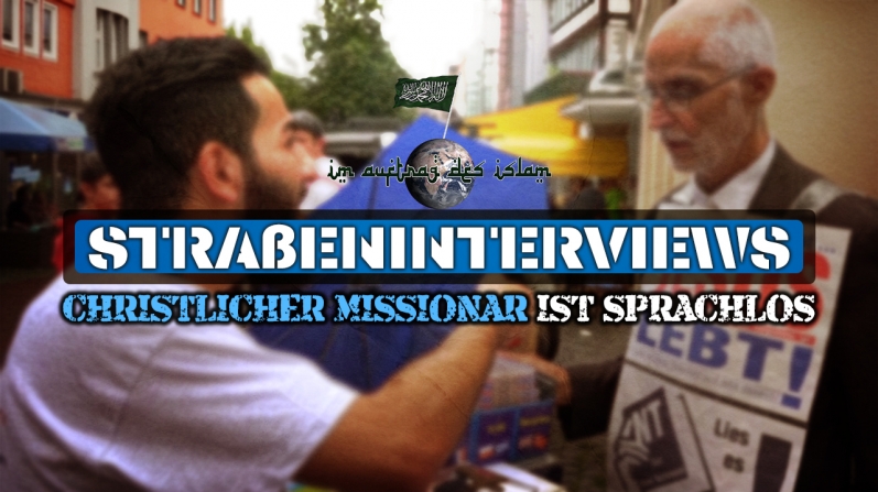 Straßeninterviews ᴴᴰ┇Christlicher Missionar ist sprachlos